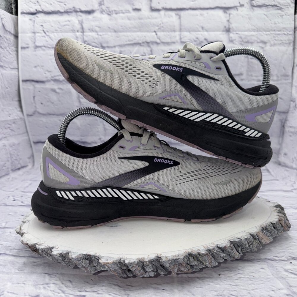 Brooks Adrenaline GTS 23 Womens Size 9.5 2A Gray Athletic Running Shoes Sneakers - Picture 9 of 12